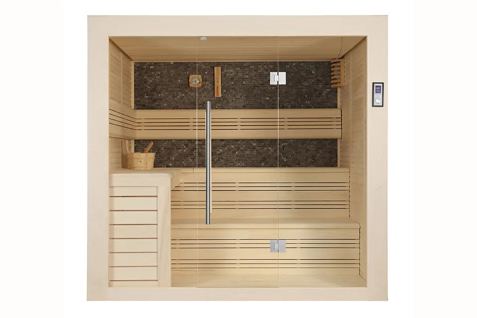 Fonteyn | Luxor 220 Sauna Komplett | Black Stone