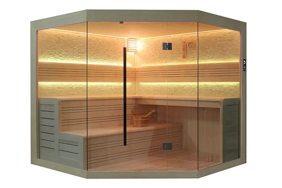 Fonteyn | Marriott 220 Sauna Komplett | White Stone