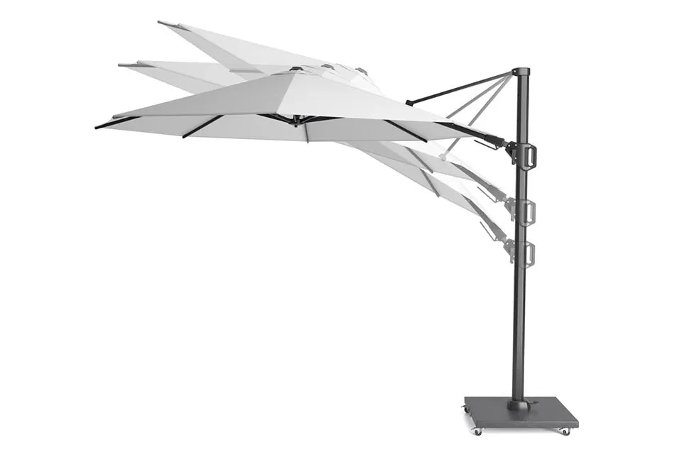 Platinum Sun & Shade | Challenger T² Ampelschirm Ø350 cm | Weiß