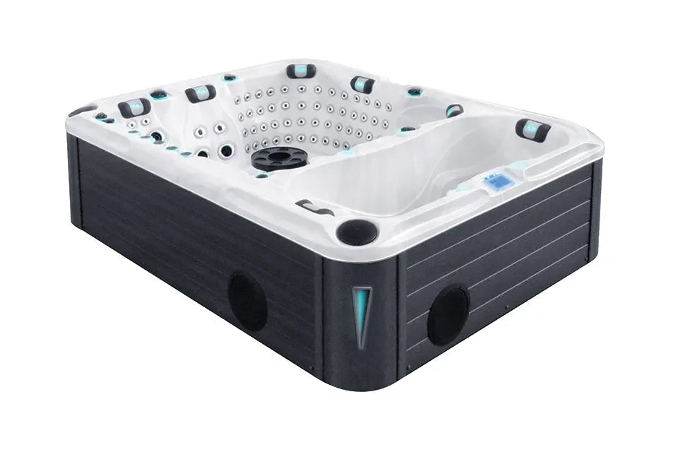 Passion Ice Baths | Elevate Ice Bath | Sterlingweiß mit Grau