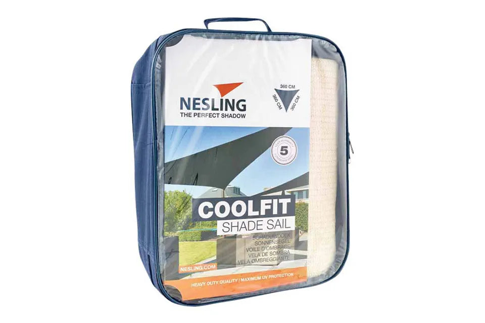 Platinum Sun & Shade | Coolfit Sonnensegel Dreieck 500 x 500 x 500 cm | Off-White