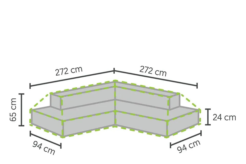 Winza | Loungeset-Schutzhülle Premium Plateau 272 x 272 x 65 cm