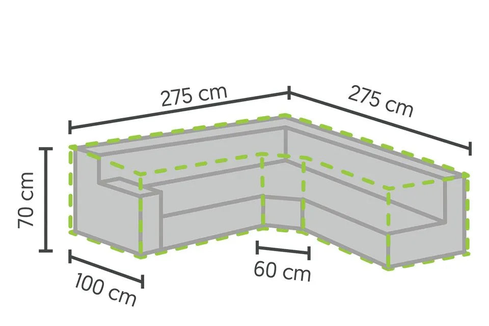 Winza | Loungeset-Schutzhülle Premium Trapez 275/100 x 275/100 x 70 cm