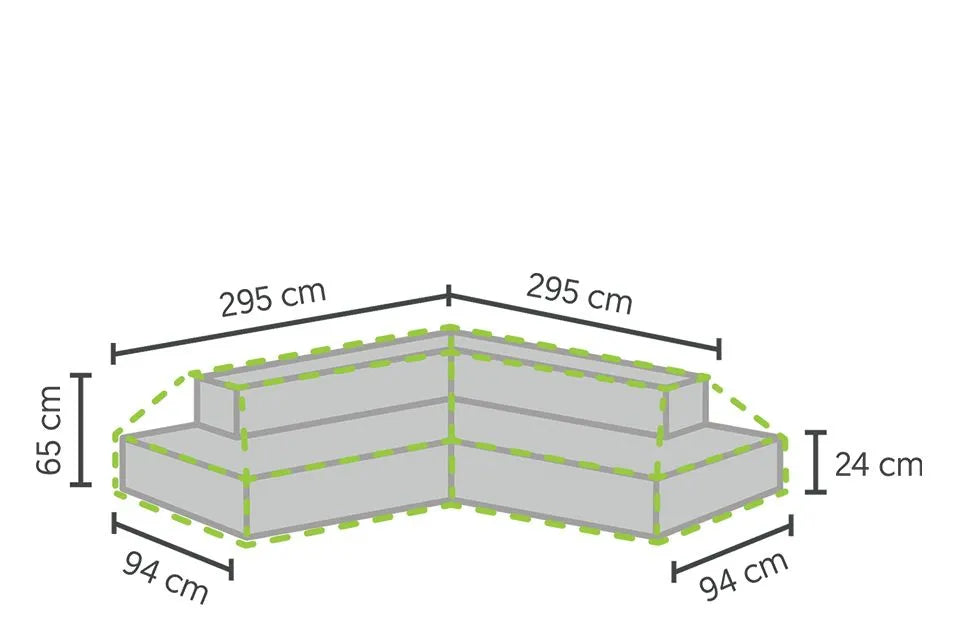 Winza | Loungeset-Schutzhülle Premium 295/255 x 295/255 x 94 x 65 cm Plateau