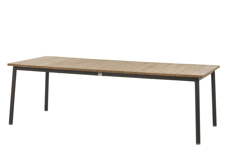 Apple Bee | Milou Gartentisch 240 x 100 cm | Teak-Schwarz