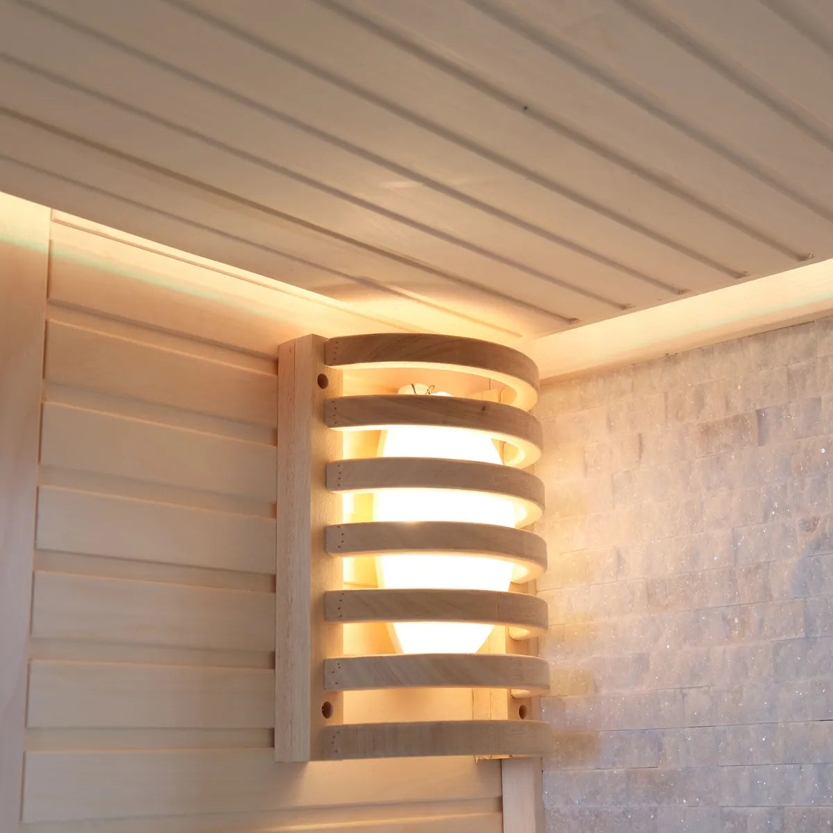 Fonteyn | Sauna Mirage | Weißer Stein