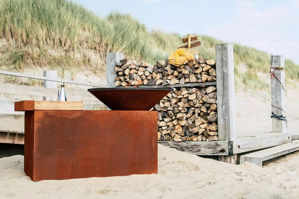 OFYR | Island Corten 100 | Teakholz