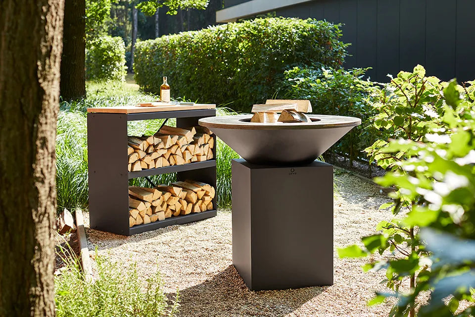 OFYR | Wood Storage Schwarz Dressoir