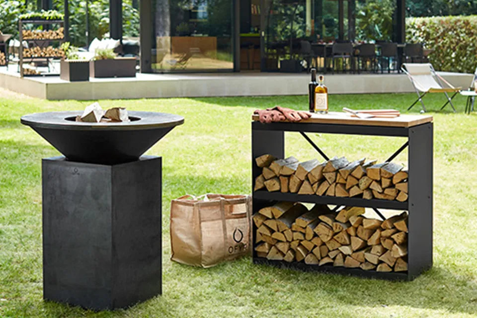 OFYR | Wood Storage Schwarz Dressoir