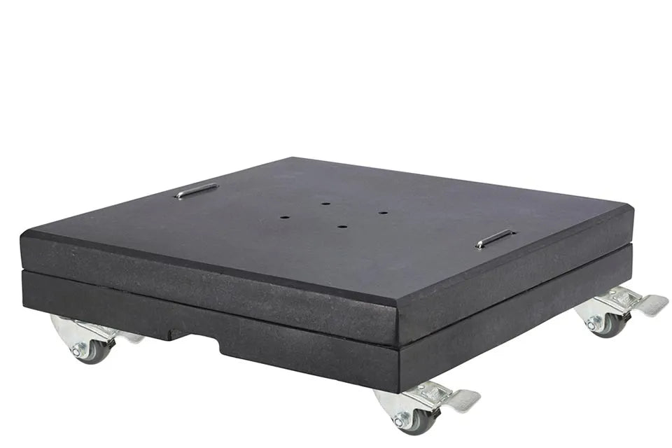 Platinum Sun & Shade | Sonnenschirmständer Modena XL Granit mit Rollen | 150 kg