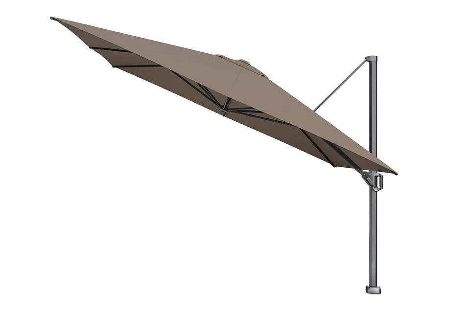 Platinum Sun & Shade | Challenger T¹ Ampelschirm Premium 350 x 350 cm | Havanna