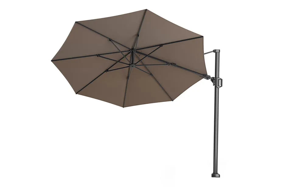 Platinum Sun & Shade | Challenger T² Ampelschirm Premium Ø350 cm | Havana