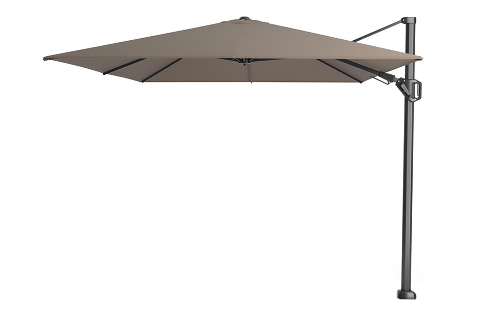 Platinum Sun & Shade | Challenger T² Ampelschirm Premium 350 x 260 cm | Havanna