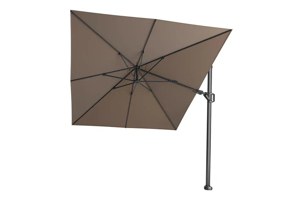 Platinum Sun & Shade | Challenger T² Ampelschirm Premium 350 x 260 cm | Havanna