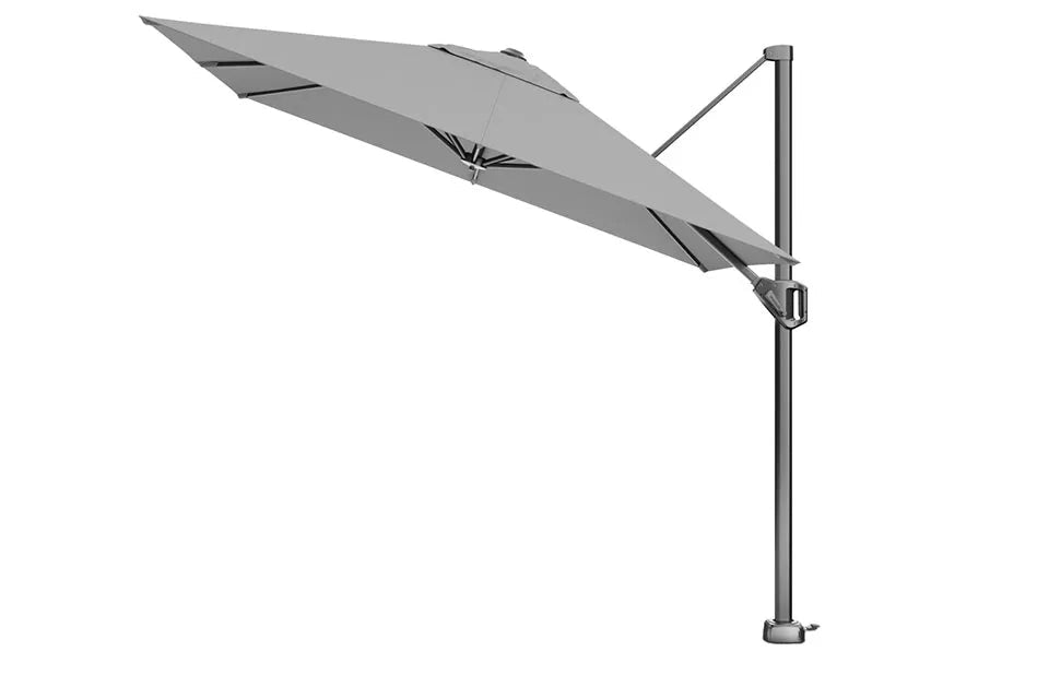 Platinum Sun & Shade | Voyager T¹ Freiarmschirm 250 x 250 cm | Hellgrau