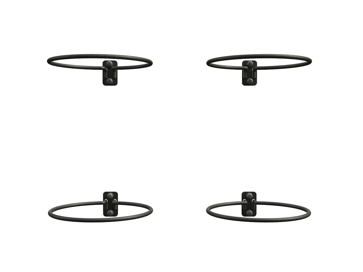 Royal Well | Topfuntersetzer-Set, 4-teilig | Graugrün