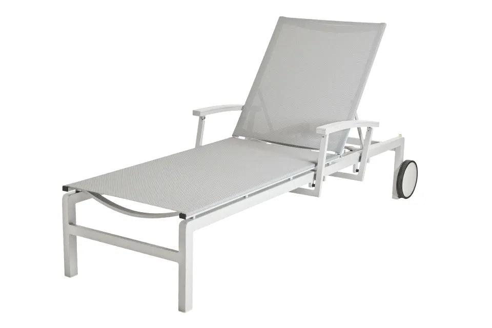 Taste by 4 Seasons | Regina Verstellbare Gartenliege | White