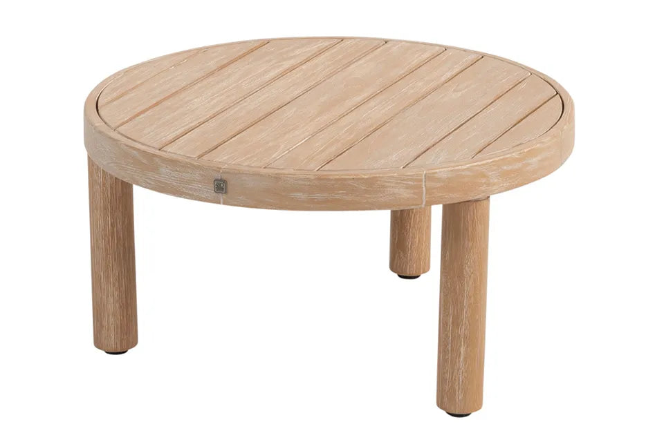 4 Seasons Outdoor | Sem Couchtisch Gebürstetes Teakholz Ø60 cm x 32(h) cm