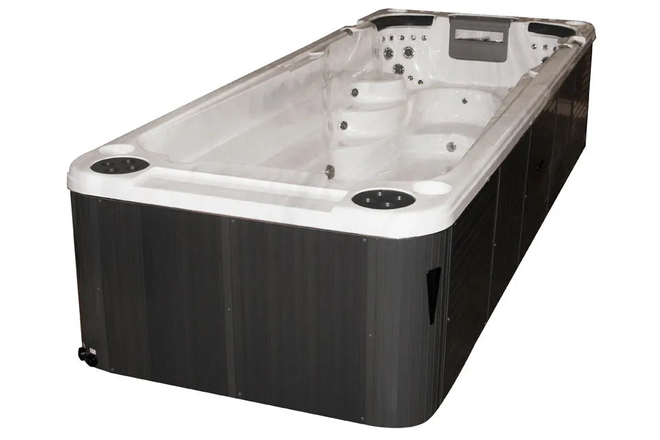 Aquatic 2 Swimspa | Sterling White mit DUNKELGRAU