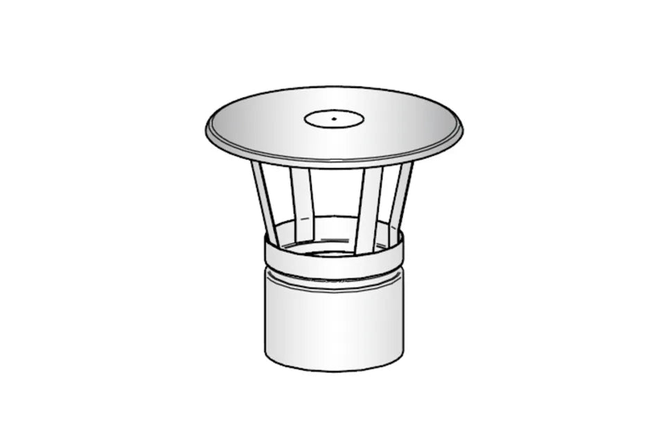 Harvia | Regenhaube Ø 115 mm Edelstahl