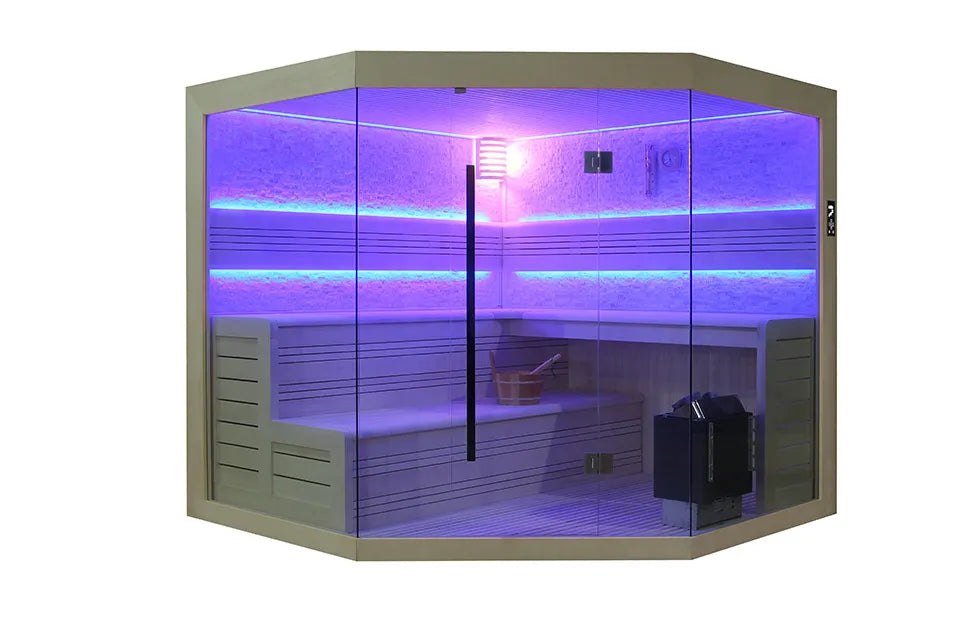 Fonteyn | Marriott 220 Sauna Komplett | White Stone