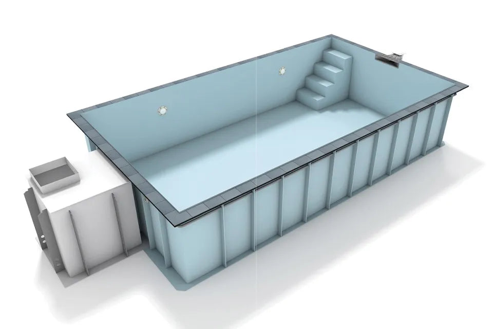 Fonteyn | Polypropylen Schwimmbecken Maßarbeit | Konfiguriert
