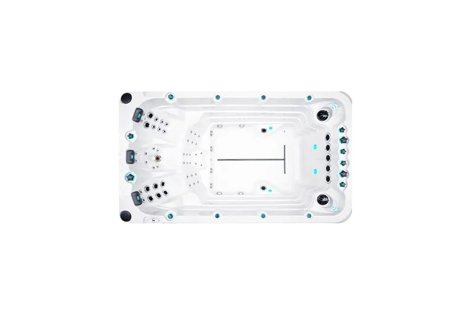 Activity 1 Deep Swimspa | Sterling White mit DUNKELGRAU