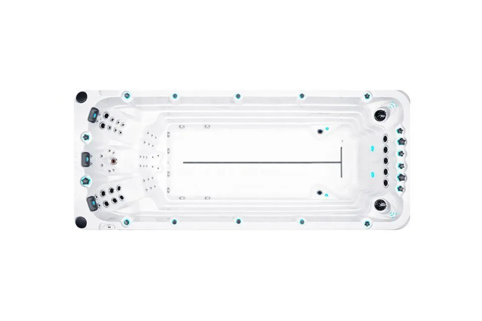 Activity 2 Swimspa | Sterling White mit DUNKELGRAU