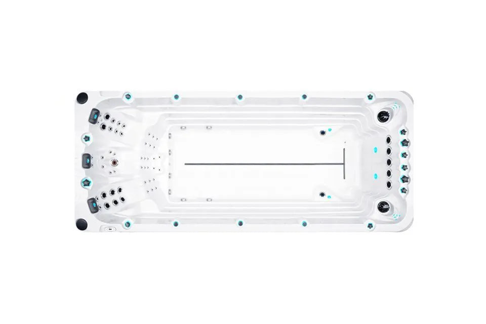 Activity 2 Deep Swimspa | Sterling White mit DUNKELGRAU
