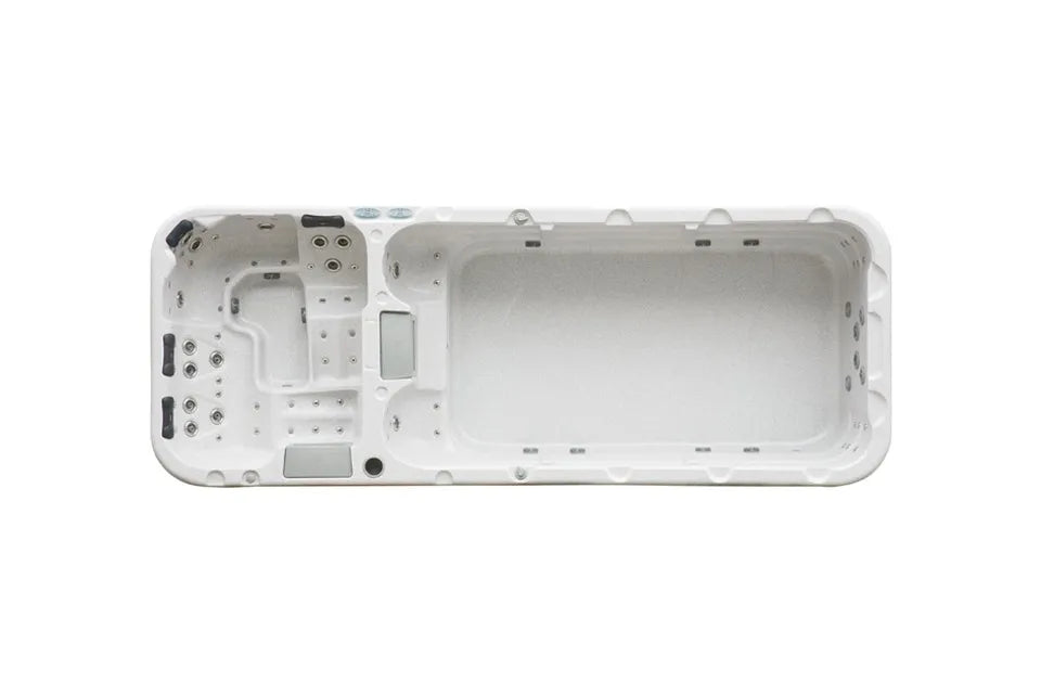 Aquatic 3 Deep Swimspa | Sterling White mit DUNKELGRAU