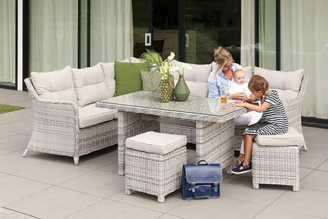 Welke loungeset kan ik buiten laten staan?