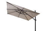 4 Seasons Outdoor | Siesta Ampelschirm Premium 300 x 300 cm | Anthrazit-Charcoal