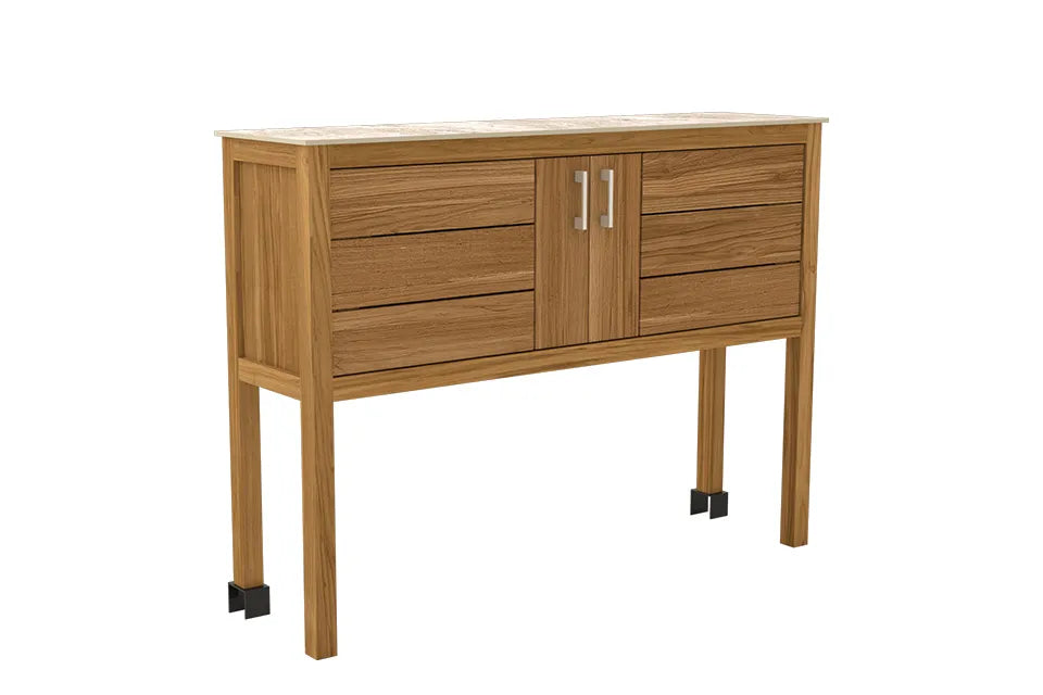 Passion Grills | Milano Aufsatzschrank | 120 x 29 cm | Albastro Cream
