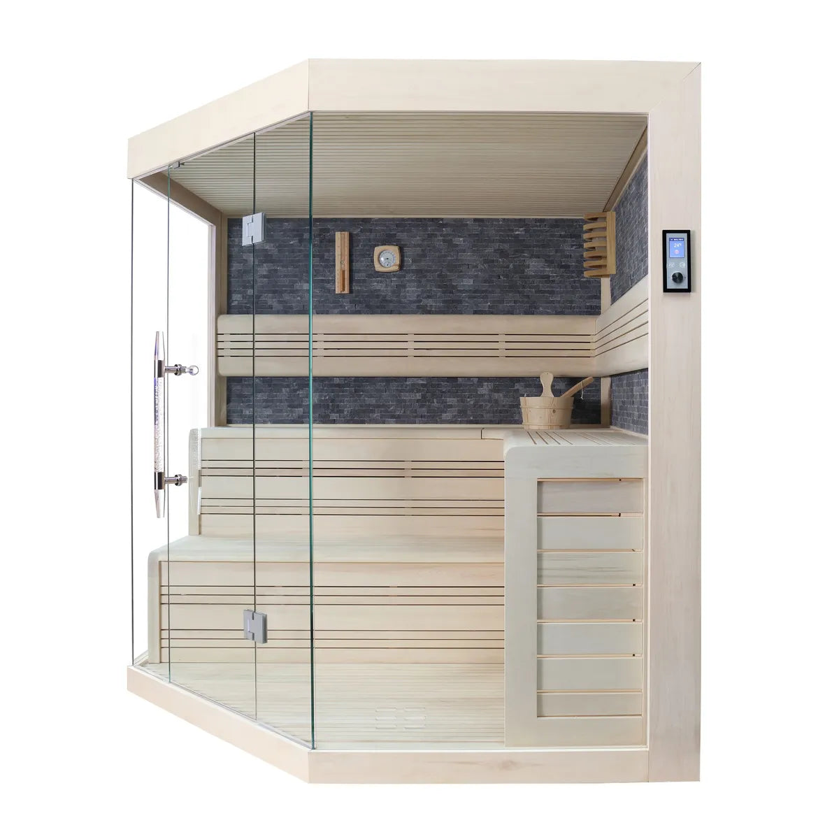 Fonteyn | Marriott 220 Sauna Komplett | Black Stone