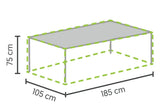 Winza | Premium-Tischdecke 185 x 105 x 75 cm