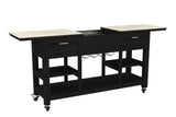 Passion Grills | Leon Bar Insel mit Rollen | 150-200 x 50 cm