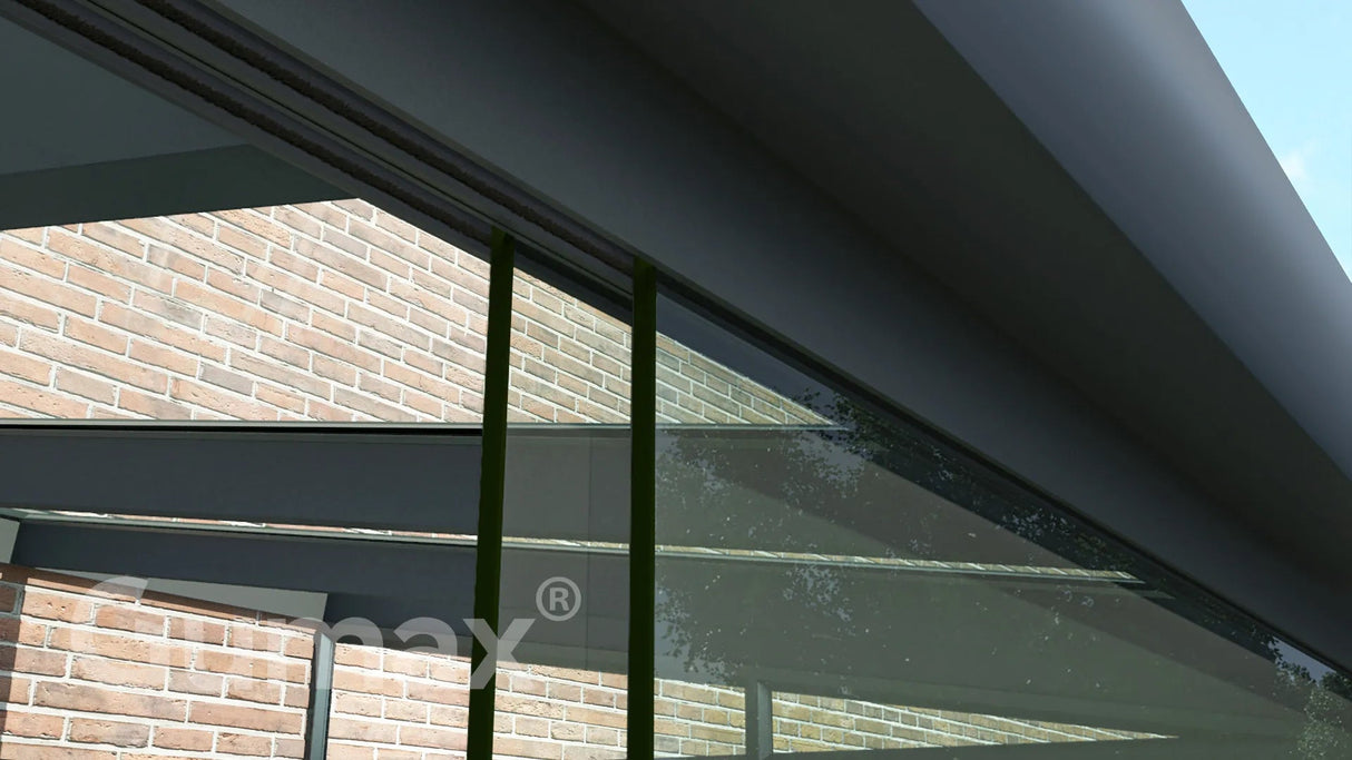 Tuinmaximaal | Glasschiebewand 1960 mm - 2 Schienen