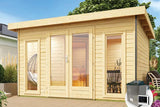Karibu | Mainburg 2 Saunas Set B | 9 kW Ofen Externe Steuerung