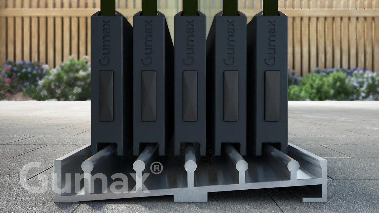 Tuinmaximaal | Glasschiebewand 4900 mm - 5 Laufschienen