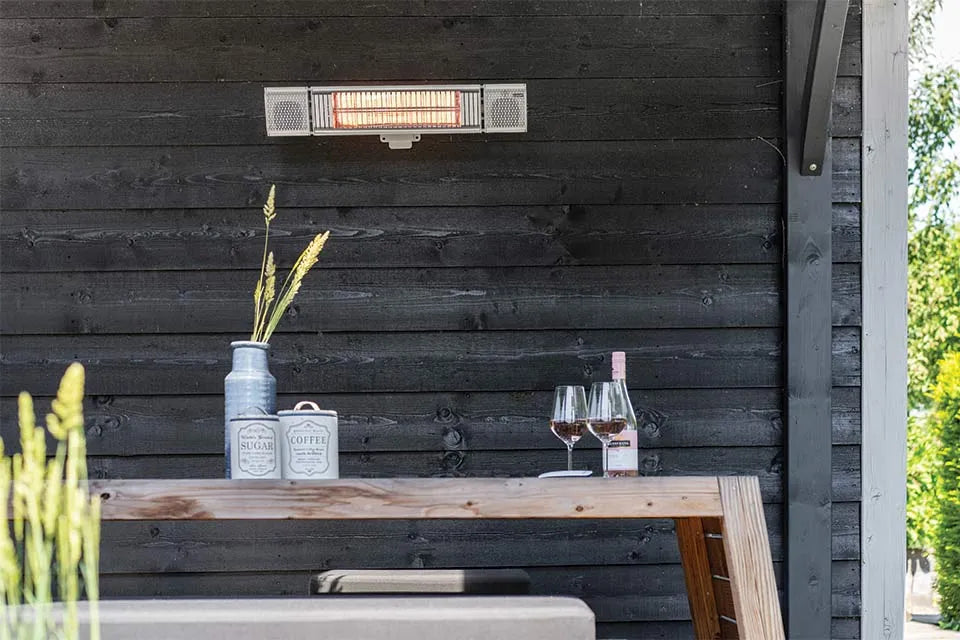 Eurom | Heat and Beat Grau | Infrarot-Heizung