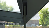 Tuinmaximaal | Glasschiebewand 1960 mm - 1 Schiene
