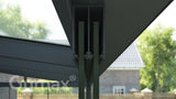 Tuinmaximaal | Glasschiebewand 1960 mm - 2 Schienen
