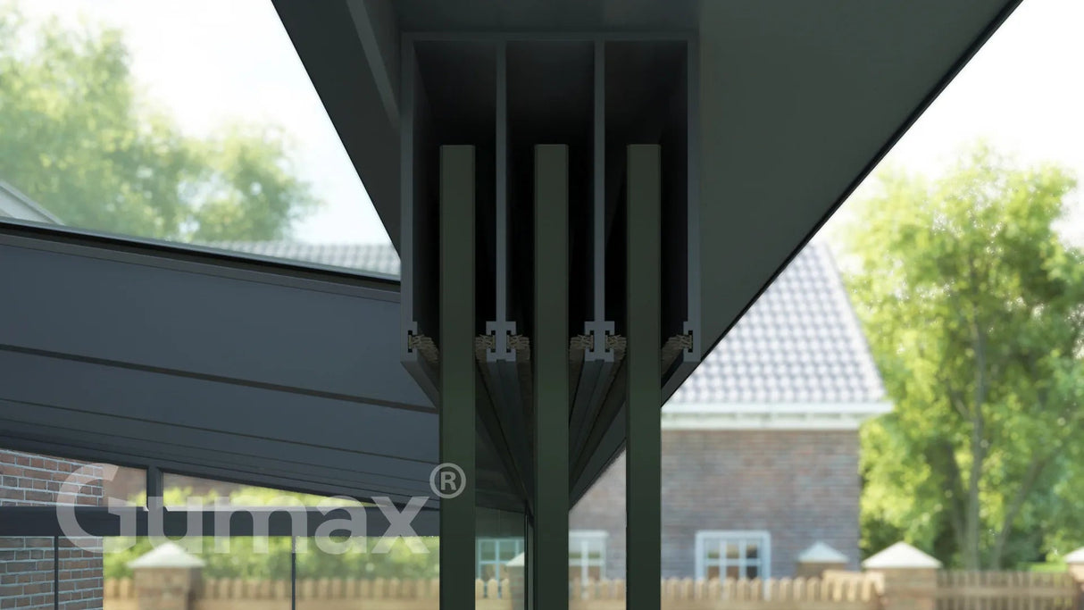 Tuinmaximaal | Glasschiebewand 2940 mm - 3 Schienen