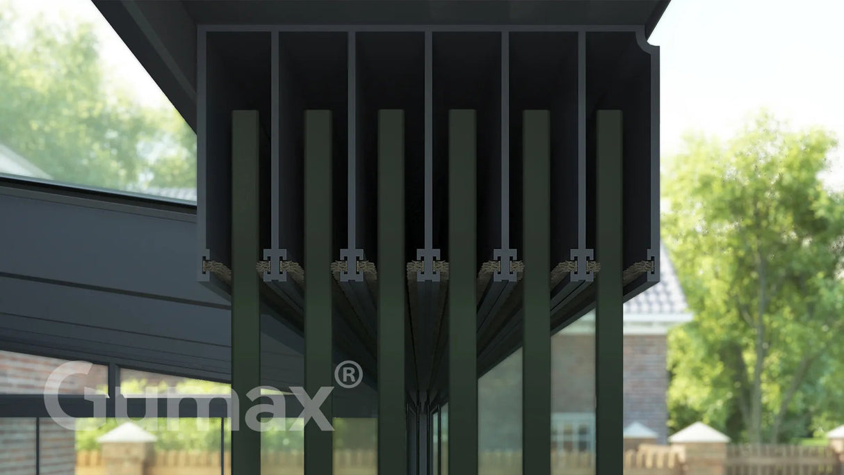 Tuinmaximaal | Glasschiebewand 5880 mm - 6 Schienen