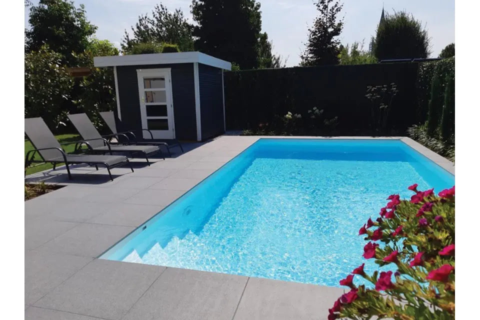 Fonteyn | Polypropylen-Pool 700 x 350 x 150 cm | Fertig montiert