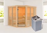 Karibu | Ainur 3 Sauna | Ofen 9 kW Integrierte Steuerung