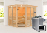 Willkommen | Ainur 3 Sauna mit Dachkragen | Ofen 9 kW Externe Steuerung