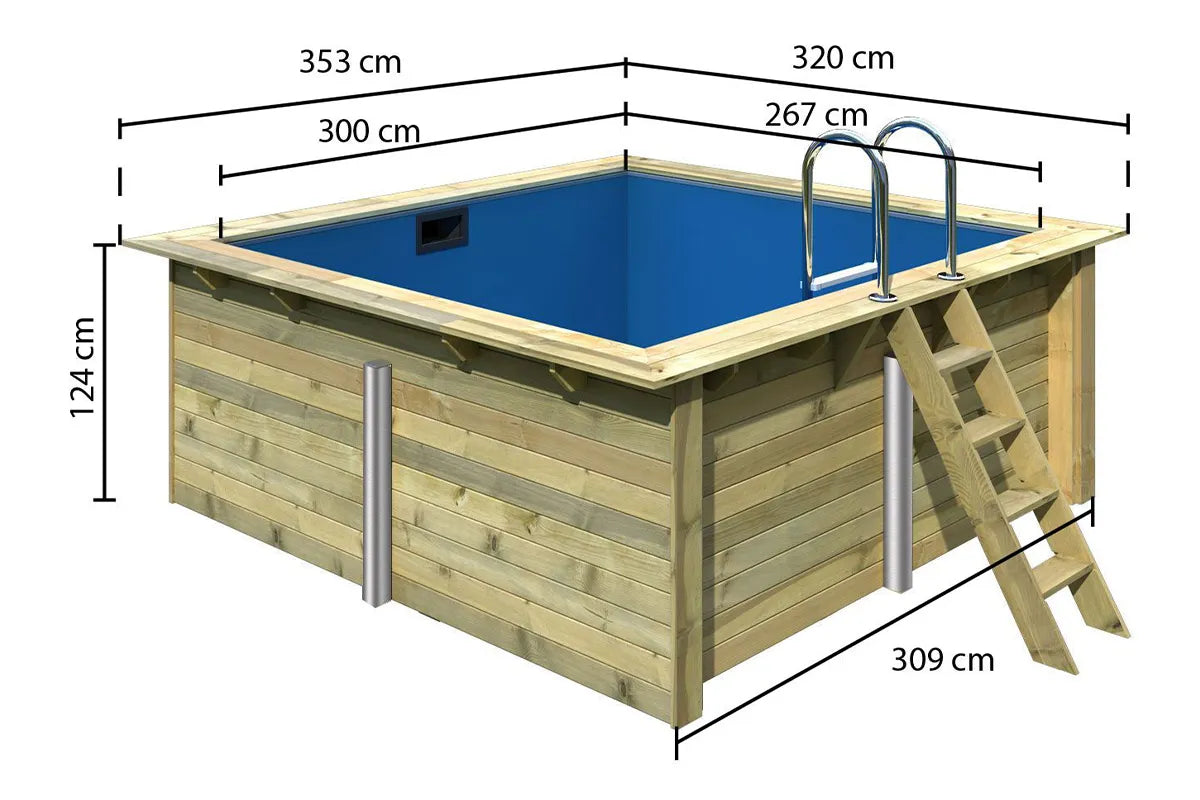 Karibu | Rechteckiger Pool 1