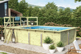 Karibu | Pool Rectangular 2 with Terrace 3.5