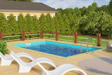 Karibu | Rechteckiger Pool 3